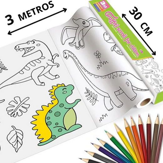 ROLLO PARA COLOREAR 3 METROS
