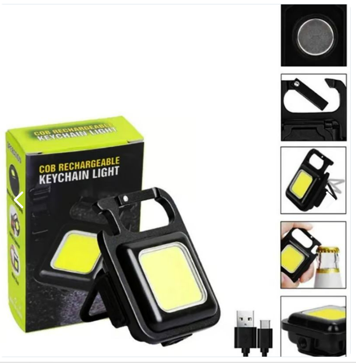mini linterna llavero recargable multifu