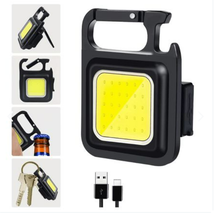 mini linterna llavero recargable multifu