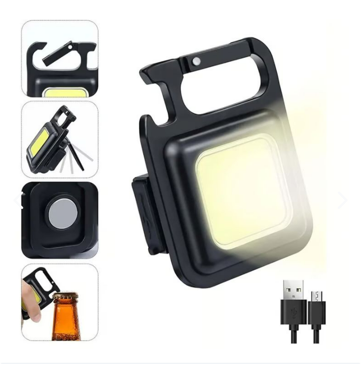 mini linterna llavero recargable multifu