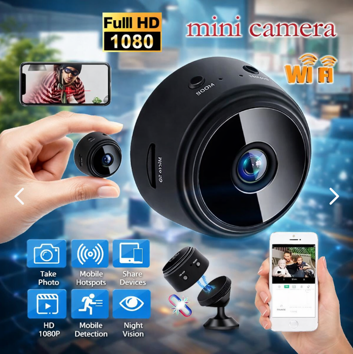 Mini Camara Espia Vigilancia Ip A9 Wifi