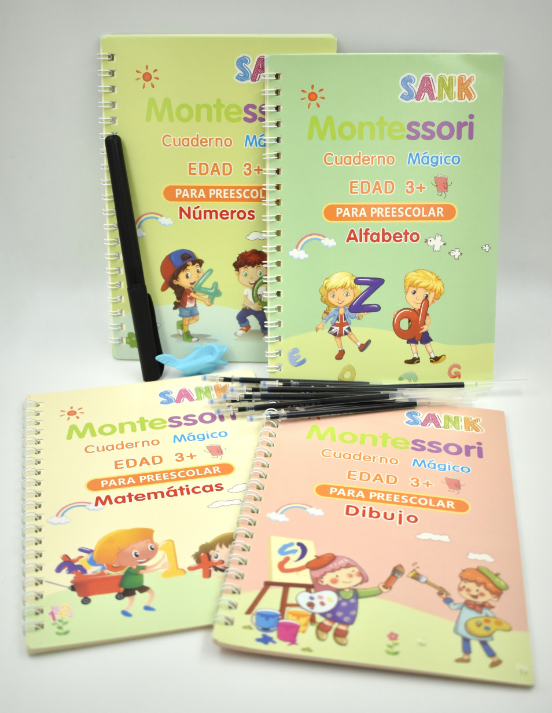 Kit Libros de caligrafia Montessori