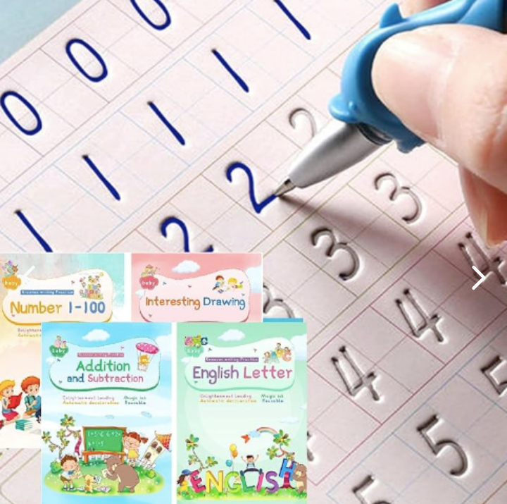 Kit Libros de caligrafia Montessori