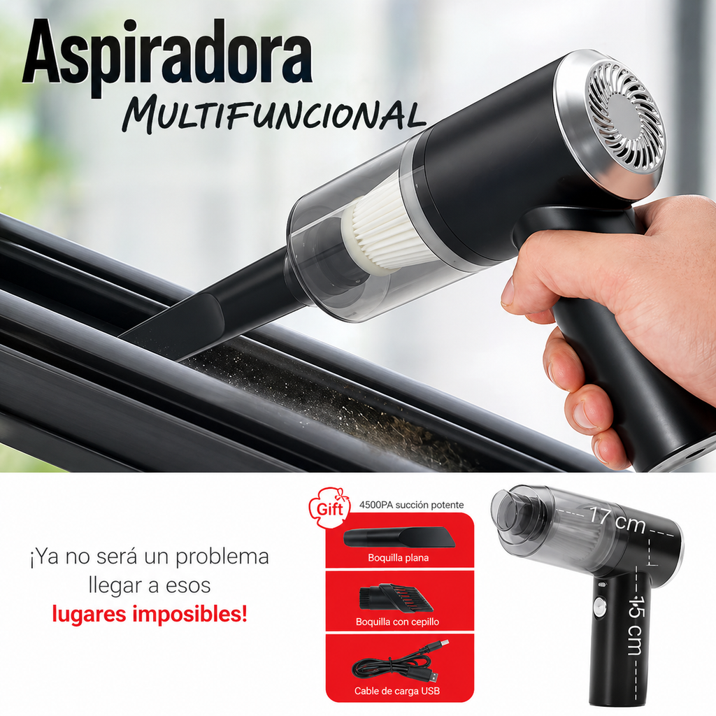 Aspiradora De Mano Mini Para Autos Hogar